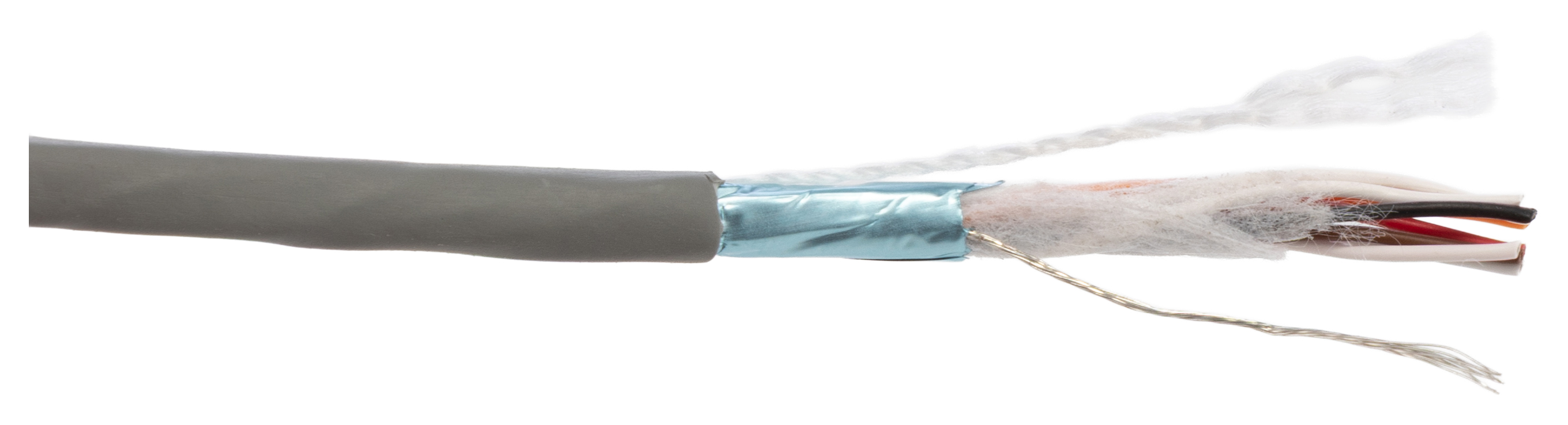 Alpha Wire Ecogen Ecocable Mini Series Data Cable, 4 Pairs, 8 Cores, 0.09 mm², Screened, 28 AWG, 30m, Screened Shield,