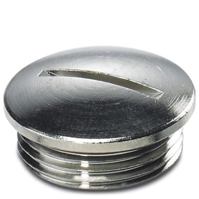Phoenix Contact, PG13.5, 24mm Hole Diameter, Nickel Plated Brass, Threaded