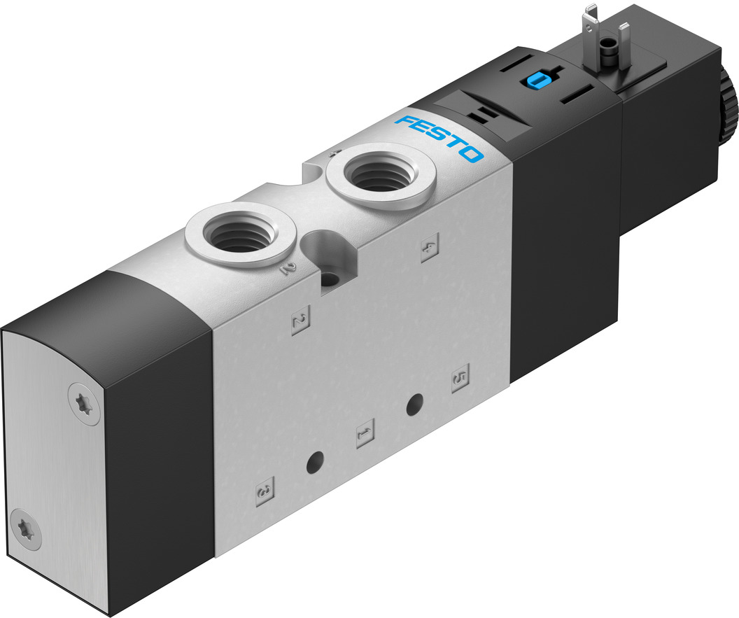 Festo 5/2 Monostable Solenoid Valve - Electrical G 1/4 VUVS Series, 575503