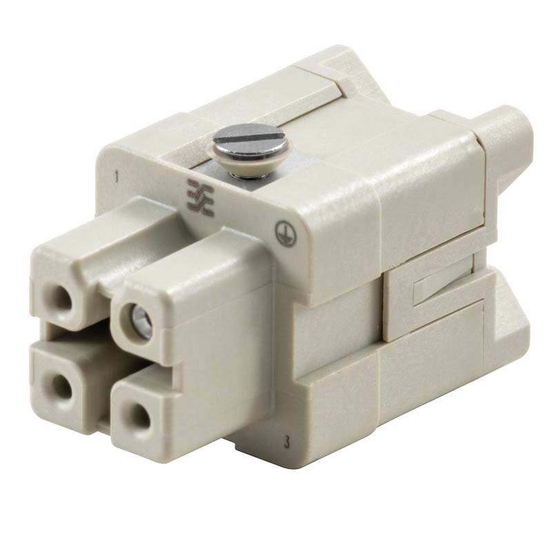Weidmuller Heavy Duty Power Connector Module, 16A, Female, HA Series, 3 Contacts