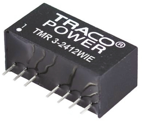 TRACOPOWER TMR 3HI DC-DC Converter, 3.3V dc/ 700mA Output, 18 → 36 V dc Input, 3W, Through Hole, +85°C Max Temp