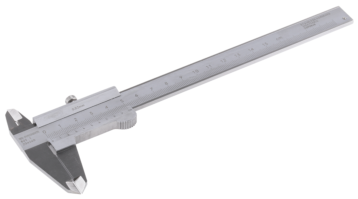 Facom 150mm, 6in Vernier Caliper 0.02 mm Resolution, Imperial, Metric With UKAS Calibration