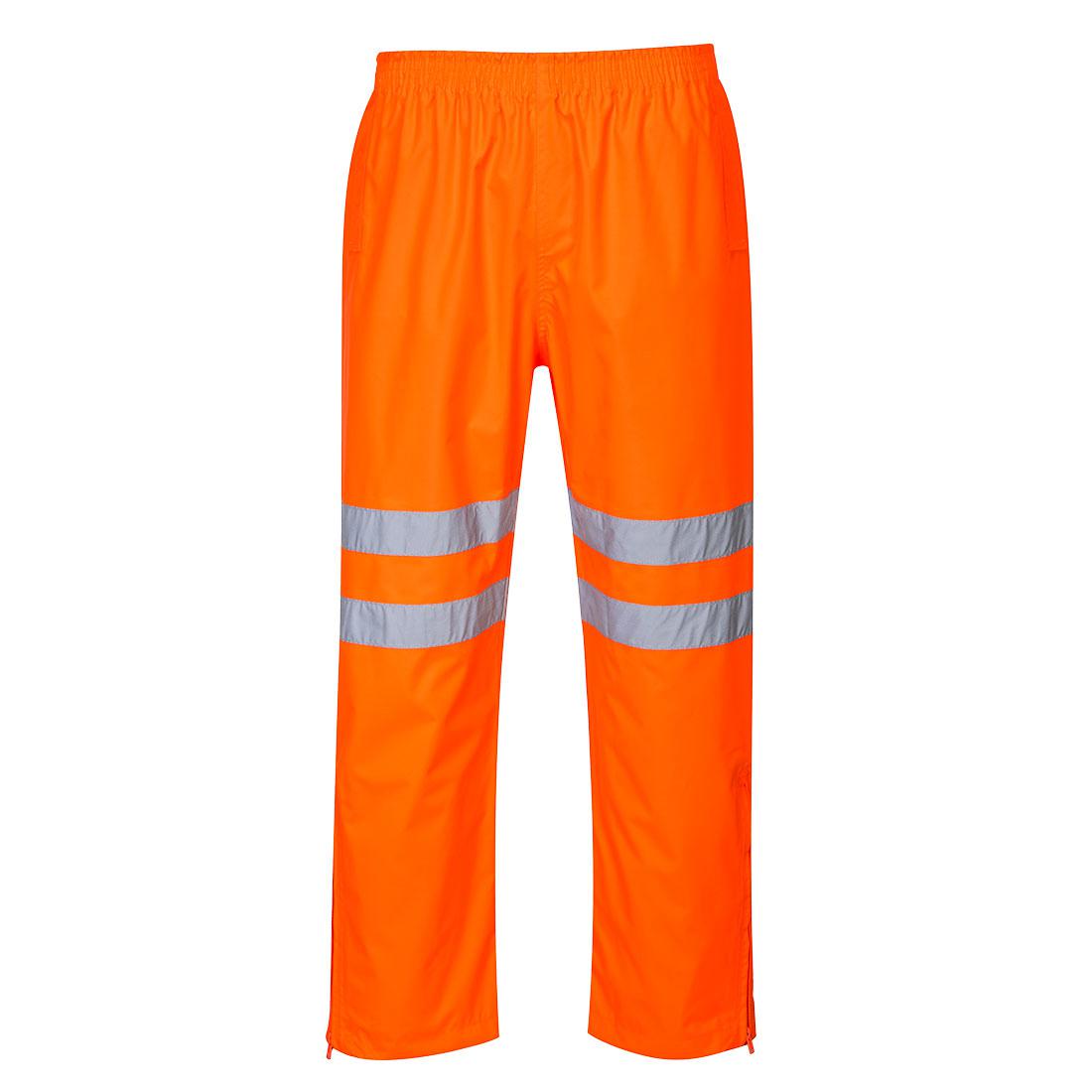 Portwest RT61 Orange Hi Vis Trouser Waterproof, Breathable 36 in L Leg Length 78cm