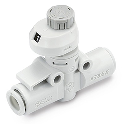 SMC Tube Speed Controller, 8mm Tube Inlet Port x 8mm Tube Outlet Port, AS2052FS1-08