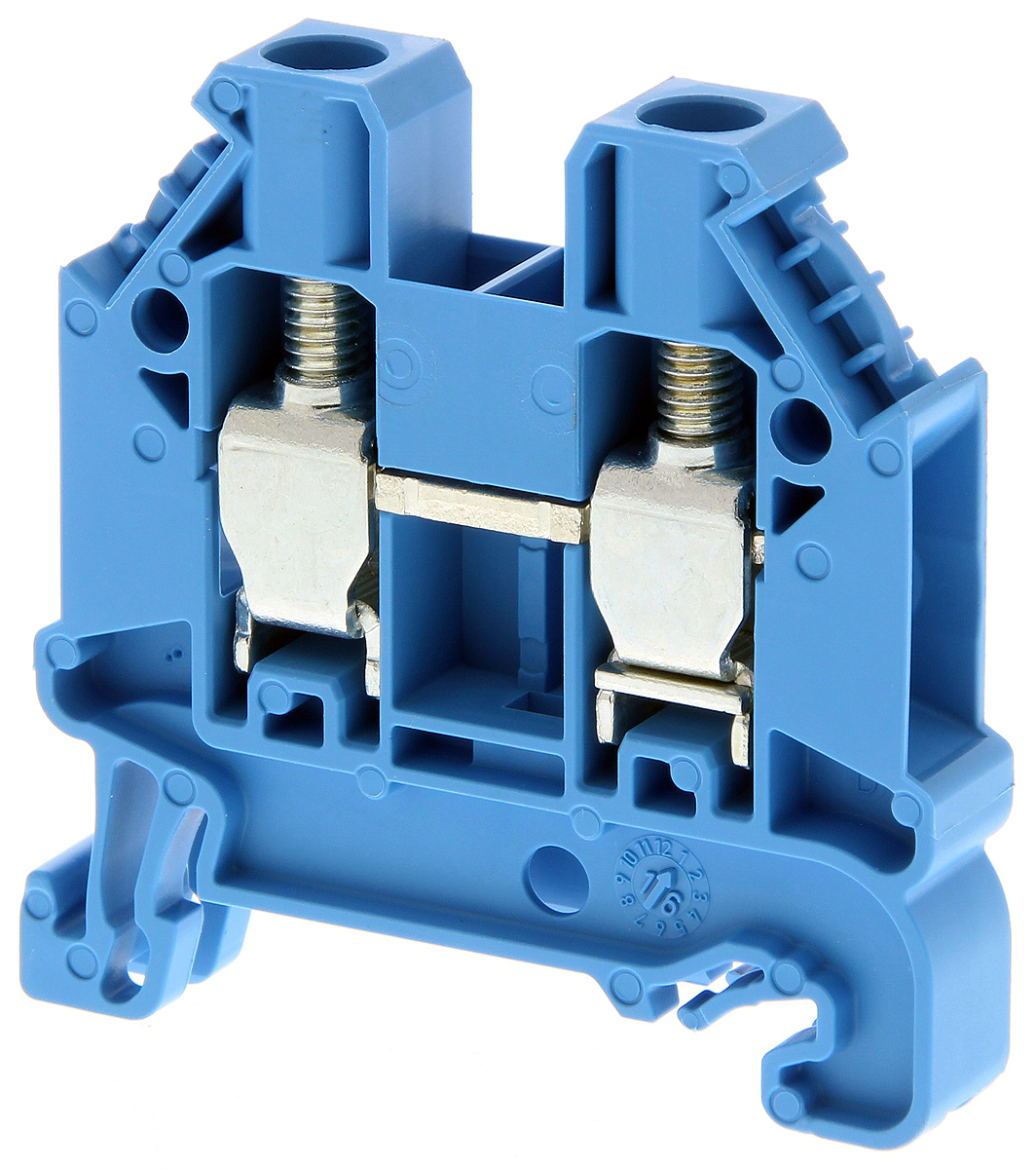 Omron XW5TS60111BL XW5T Series Blue, 6mm², Single-Level, Screw Termination