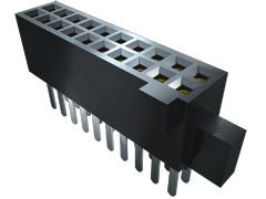Samtec SFM Series Straight Surface Mount PCB Socket, 20-Contact, 2-Row, 1.27mm Pitch, Solder Termination