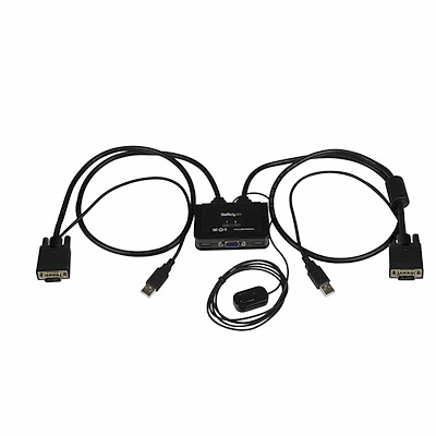 StarTech.com 2 Port USB USB, VGA KVM Switch, 2048 x 1536 Maximum Resolution