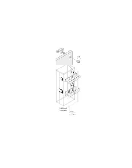 ABB Pickled Steel Sheet Assembly Kit for Use with Main Distribution Boards, 400 x 200 x 400mm