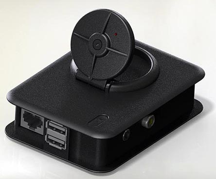 OKW Enclosures ABS, Polycarbonate  Case for use with Raspberry Pi A, Raspberry Pi B in Black