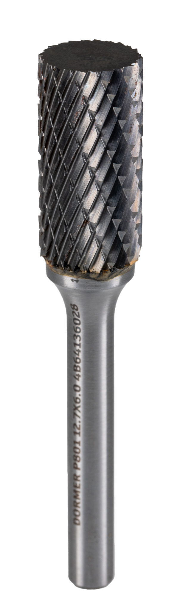 Dormer P801 Series Cylinder Burr, 12.7mm Capacity, Carbide Blade