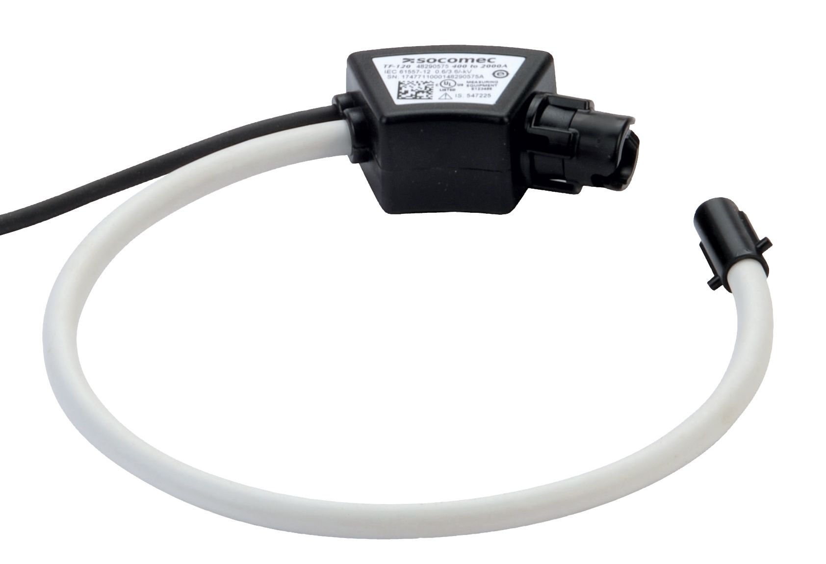 Socomec TF-80 Series Rogowski Coil Current Sensor, 150A Input, 600 A Output, 80mm Bore, 600 V