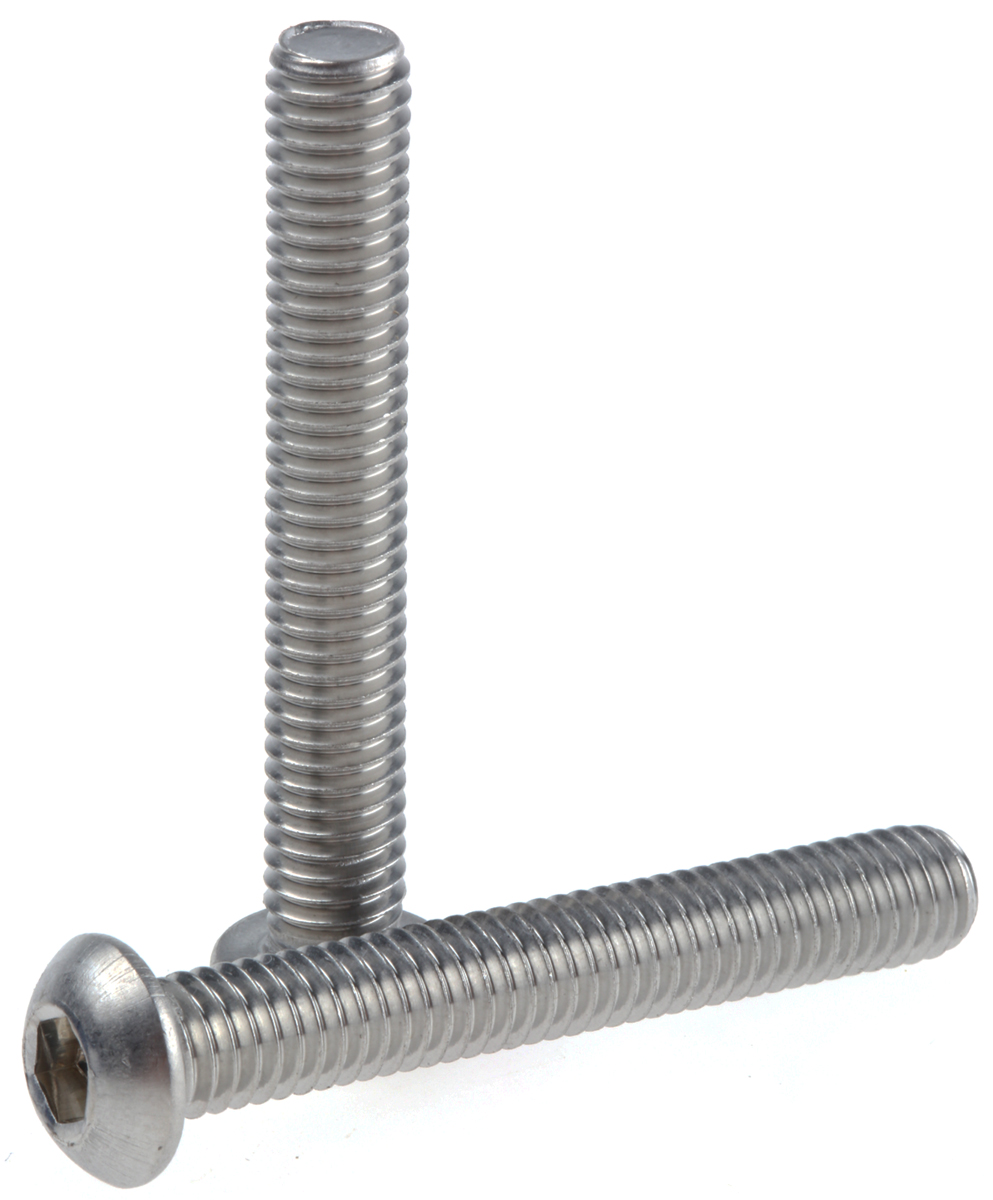 RS PRO Stainless Steel Hex Socket Button Screw, ISO 7380, M6 x 40mm