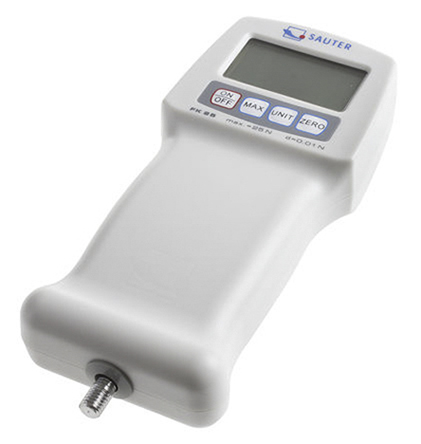 Sauter FK 25. Force Gauge 1000Hz, Range: 25N, Resolution: 0.01 N, With RS Calibration