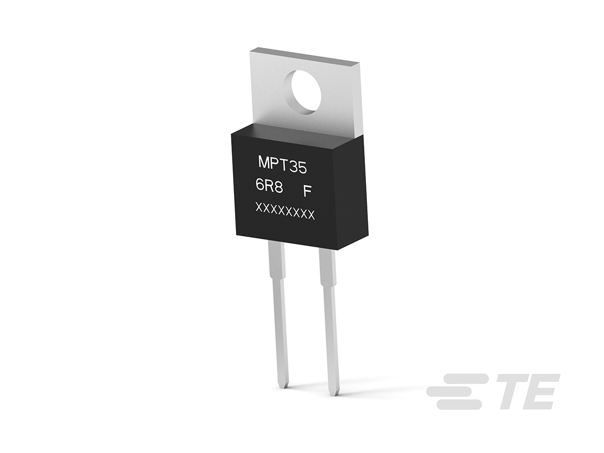 TE Connectivity 3.3kΩ Power Film Through Hole Fixed Resistor 35W 1% MPT35C3K3F