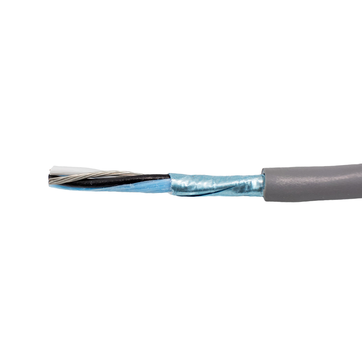 Alpha Wire Alpha Essentials LSZH Communication & Control Series Data Cable, 1 Pairs, 2 Cores, 0.22 mm², Screened, 24