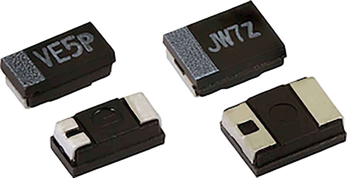 Vishay 15μF Tantalum Capacitor 10V dc, TMCU Series