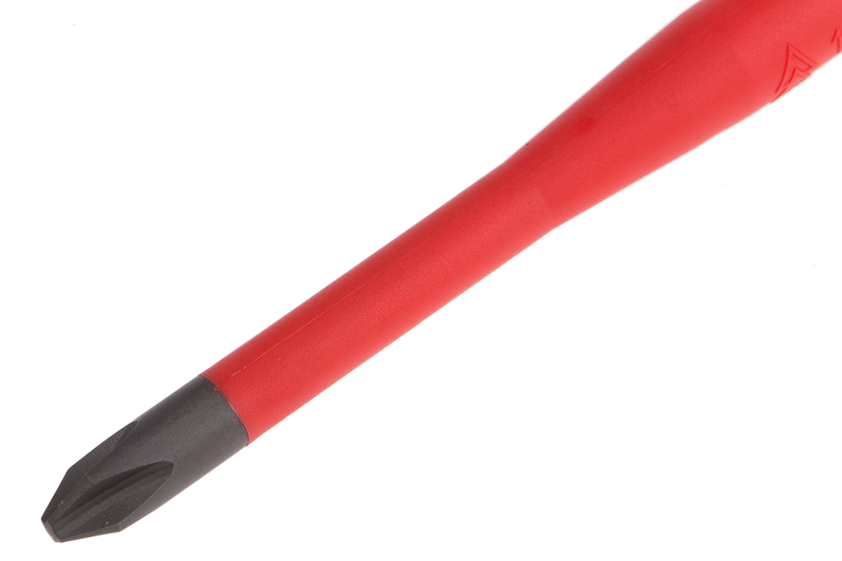 Wera Phillips Insulated Screwdriver, PH2 Tip, 100 mm Blade, VDE/1000V, 205 mm Overall