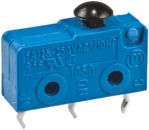 Marquardt Mushroom Shaped Micro Switch, PCB Terminal, 5 A @ 250 V ac, SP-CO, IP00, IP40