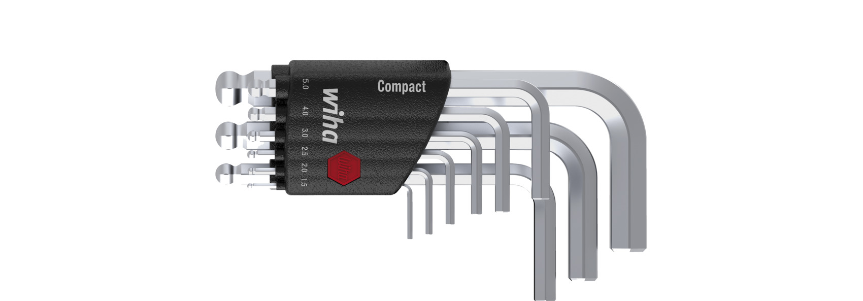 Wiha 9 piece L Shape Metric Hex Key Set, 1.5 → 10mm