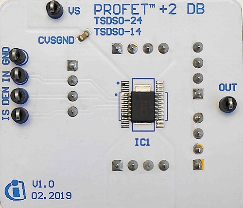 Infineon PROF_2 BTS7004-1EPP DB High Side Current Sensing for BTS7004-1EPP for PROFET +2 12V motherboard