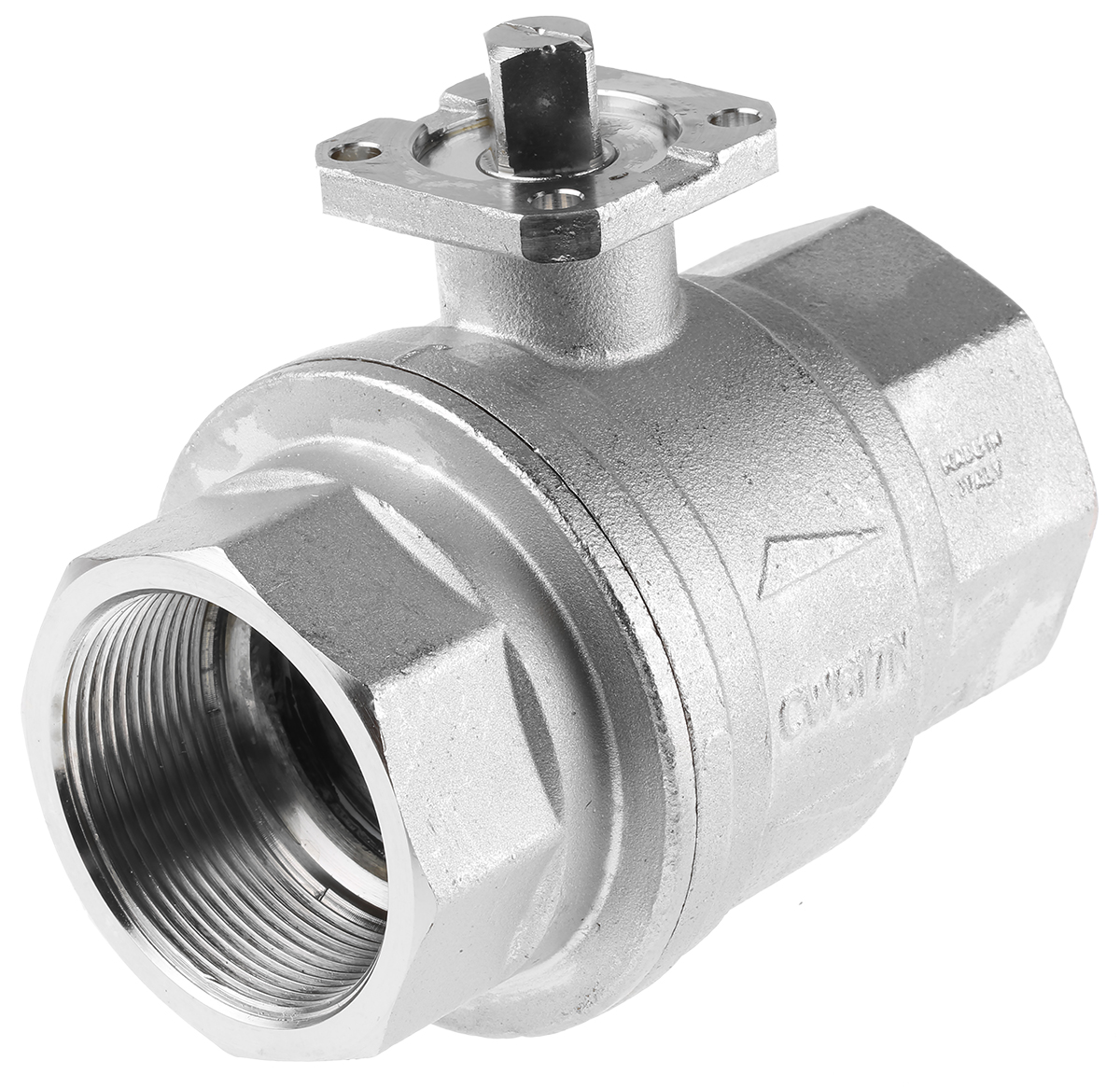 RS PRO Brass Full Bore, 2 Way, Ball Valve, Threaded
