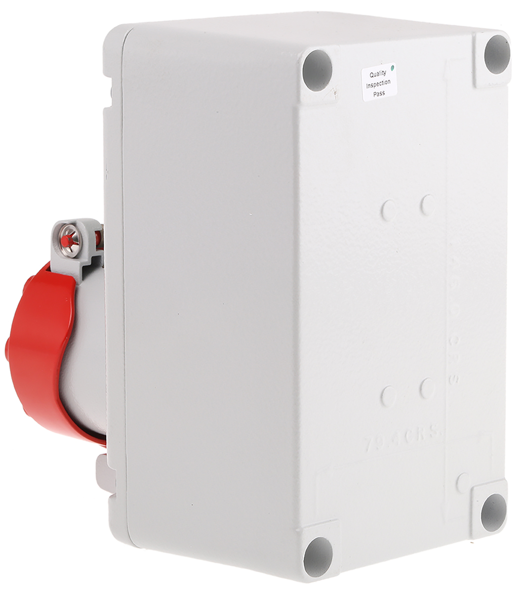 Craig & Derricott Momentary (Start), Pull to Reset (Stop) Push Button Control Station - SPDT, Die Cast Aluminium,