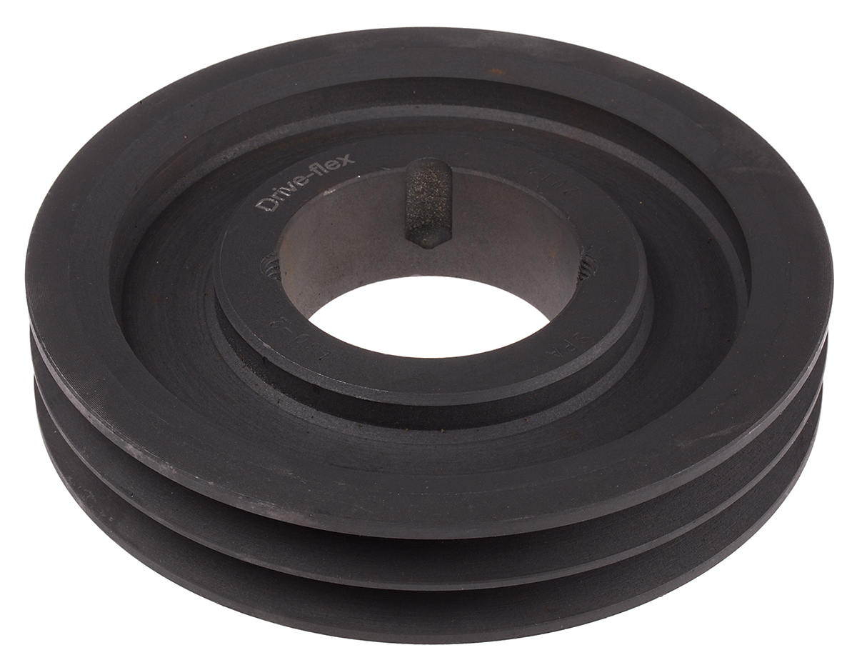 RS PRO Pulley, Cast Iron, Steel