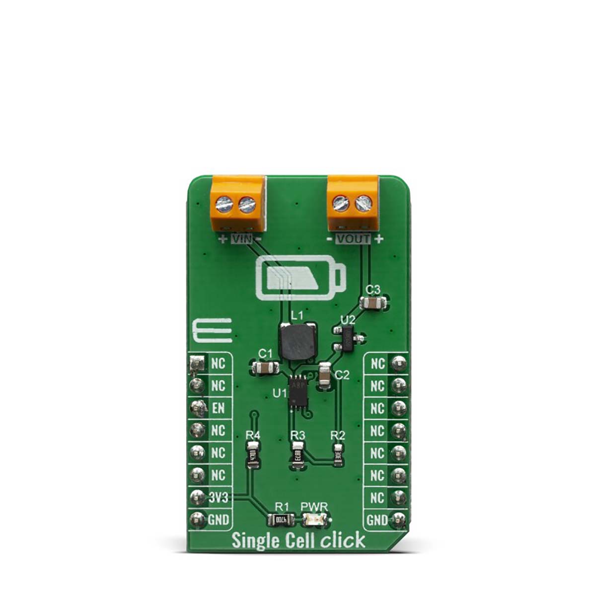 MikroElektronika Single Cell Click Boost Regulator for Mikroe-3844