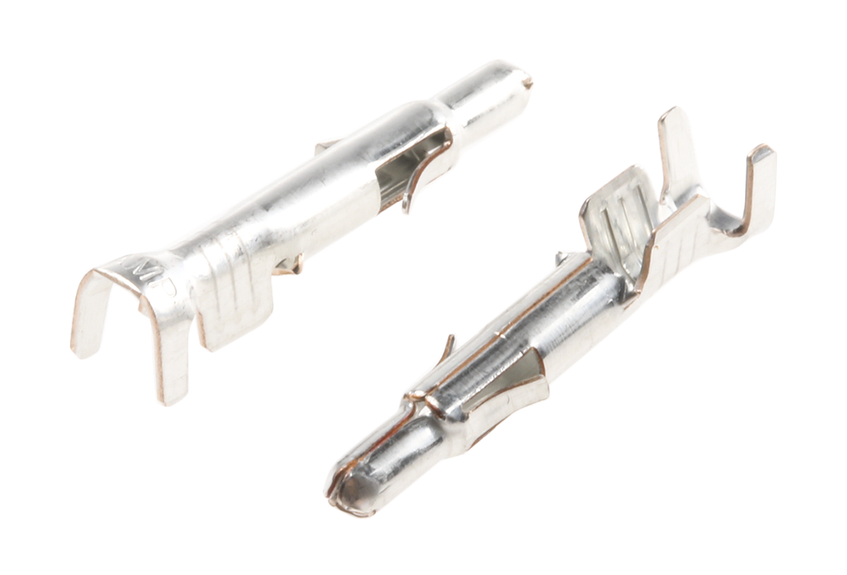 TE Connectivity Universal MATE-N-LOK Series Male Crimp Terminal, 20AWG Min, 14AWG Max