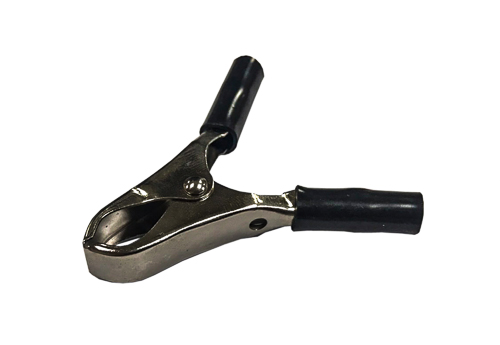 RS PRO Crocodile Clip, Nickel Plated Contact, 15A, Black