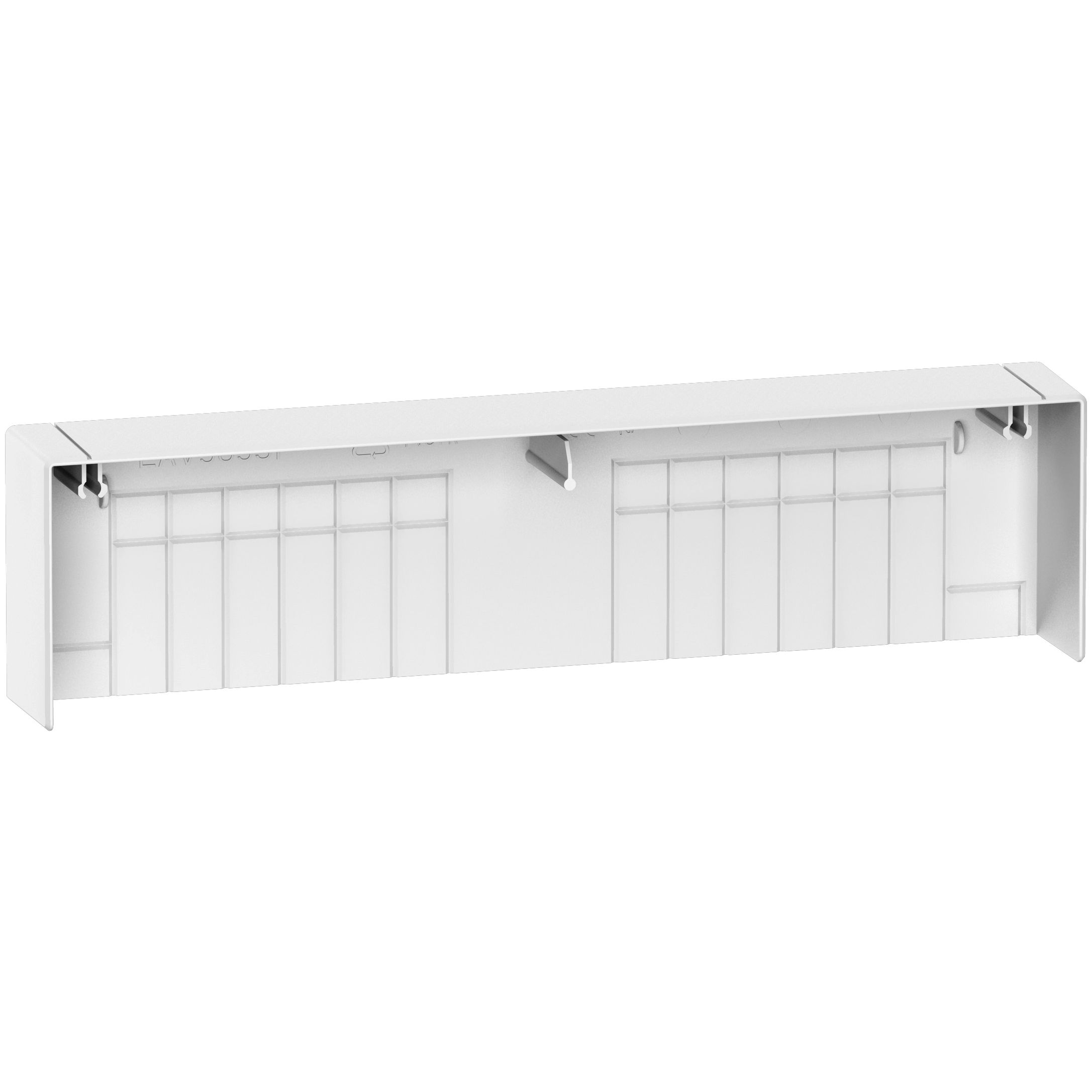 Schneider Electric Plastic White Rectangular Adaptable Enclosure Box, 258mm x 66mm x 35mm