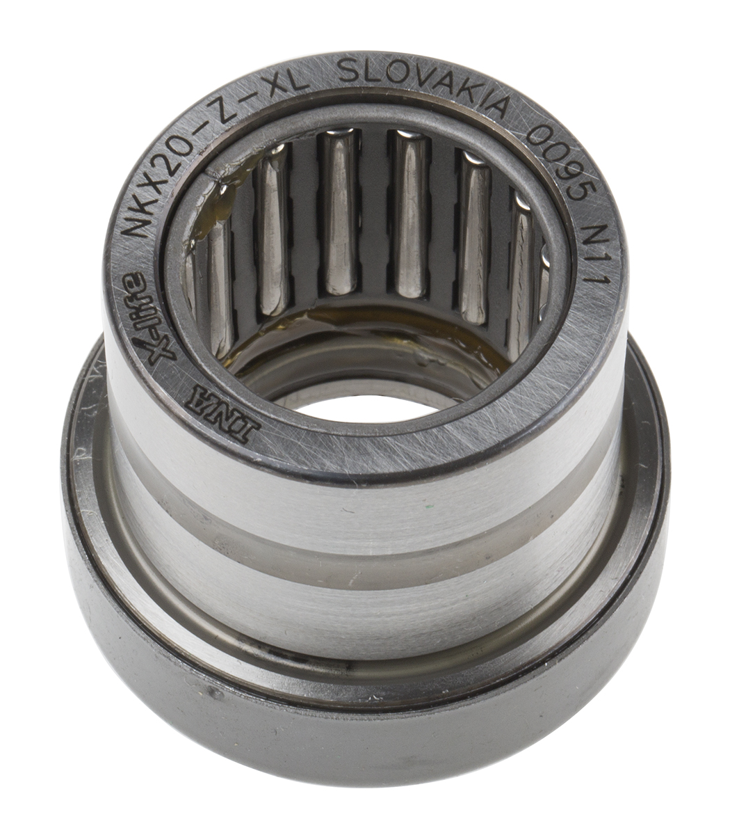 INA NKX20-Z-XL 20 mm ID Roller Bearing Needle, 30 mm OD