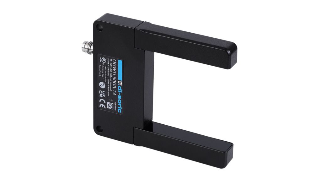 Di-Soric Optical Detection Infrared Sensor, Frame Sensor, 50 x 50 mm Detection Range