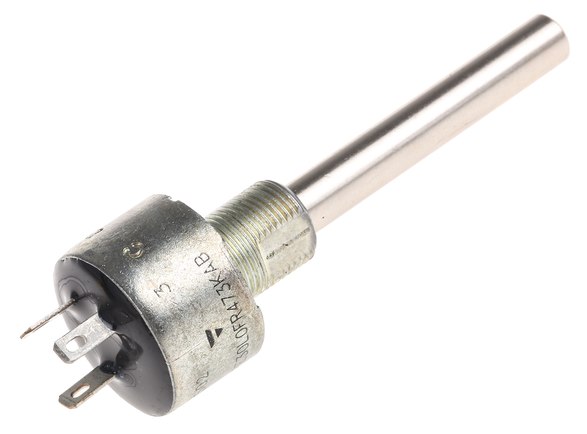 Vishay PE30 47kΩ Rotary Potentiometer 1-Gang Panel Mount, PE30L0FR473KAB