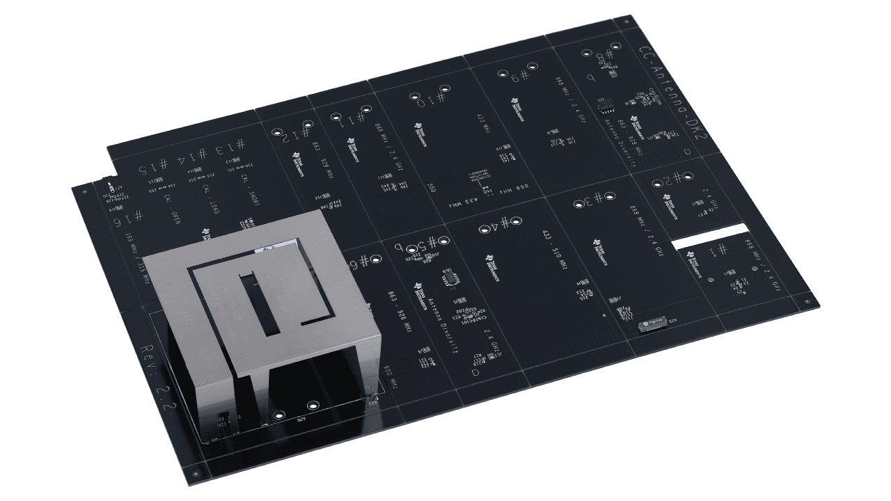 Texas Instruments Sub-1 GHz And 2.4 GHz Antenna Kit uSMA(JSC) Antenna Design Antenna Board for LaunchPad, Sensor Tag
