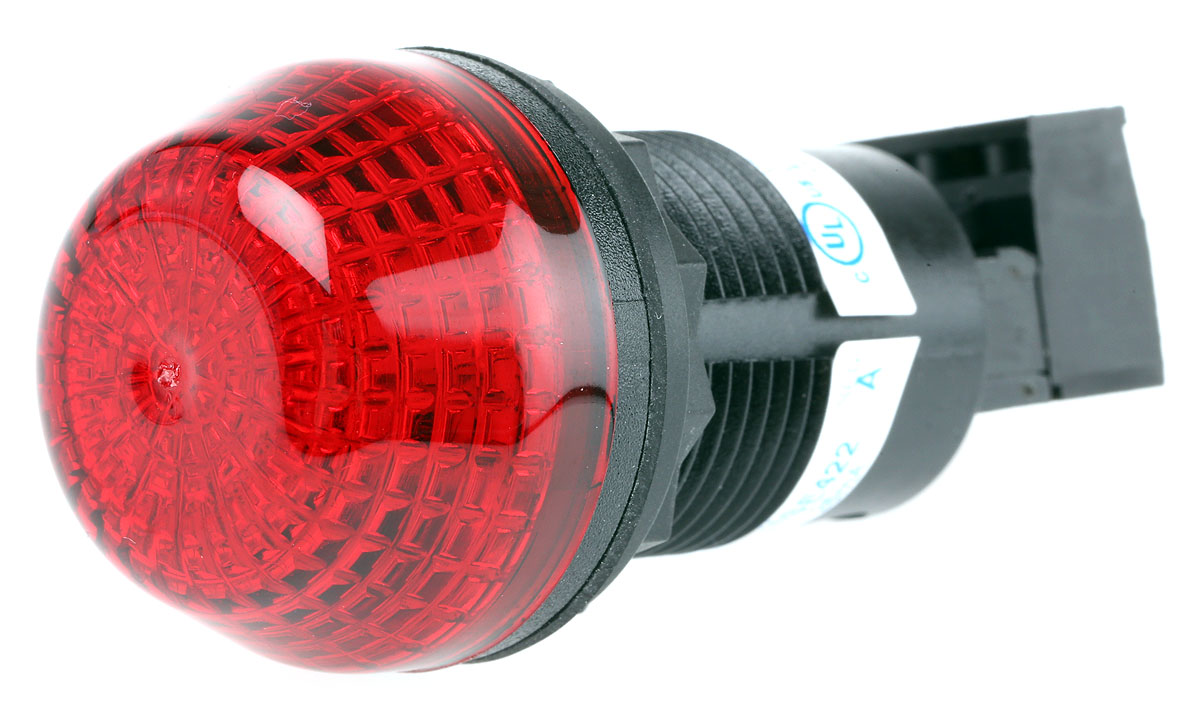 Allen Bradley 855P Series Red Multiple Effect Beacon, 24 V ac/dc, Panel Mount, LED Bulb