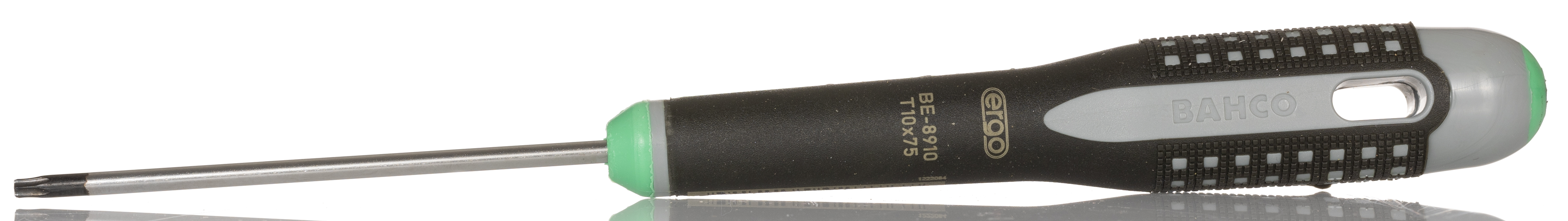 Bahco Torx  Screwdriver, T10 Tip, 75 mm Blade, 197 mm Overall
