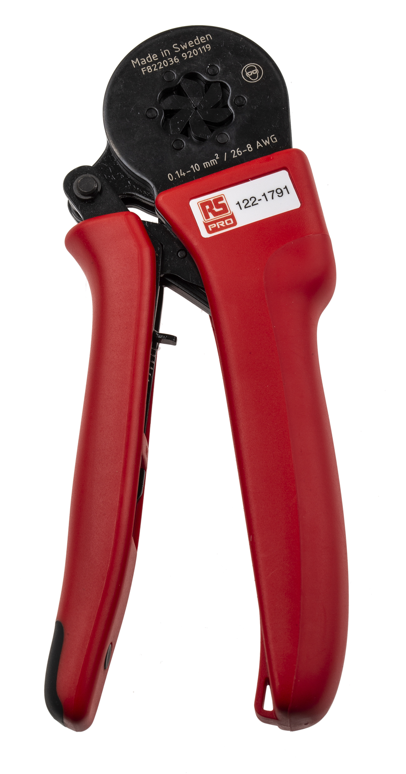 RS PRO Hand Ratcheting Crimp Tool for Wire End Sleeves, 0.14 → 10mm² Wire