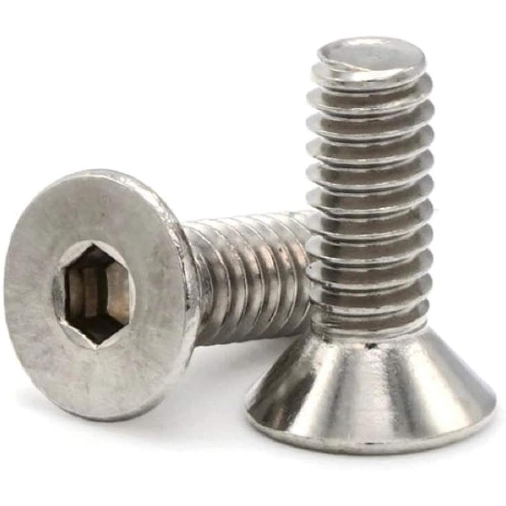RS PRO Hex Socket Countersunk Machine Screwsx2 1/4in