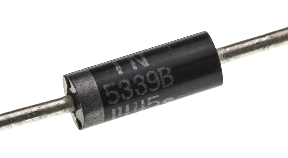 onsemi, 5.6V Zener Diode 5% 5 W Through Hole 2-Pin DO-15