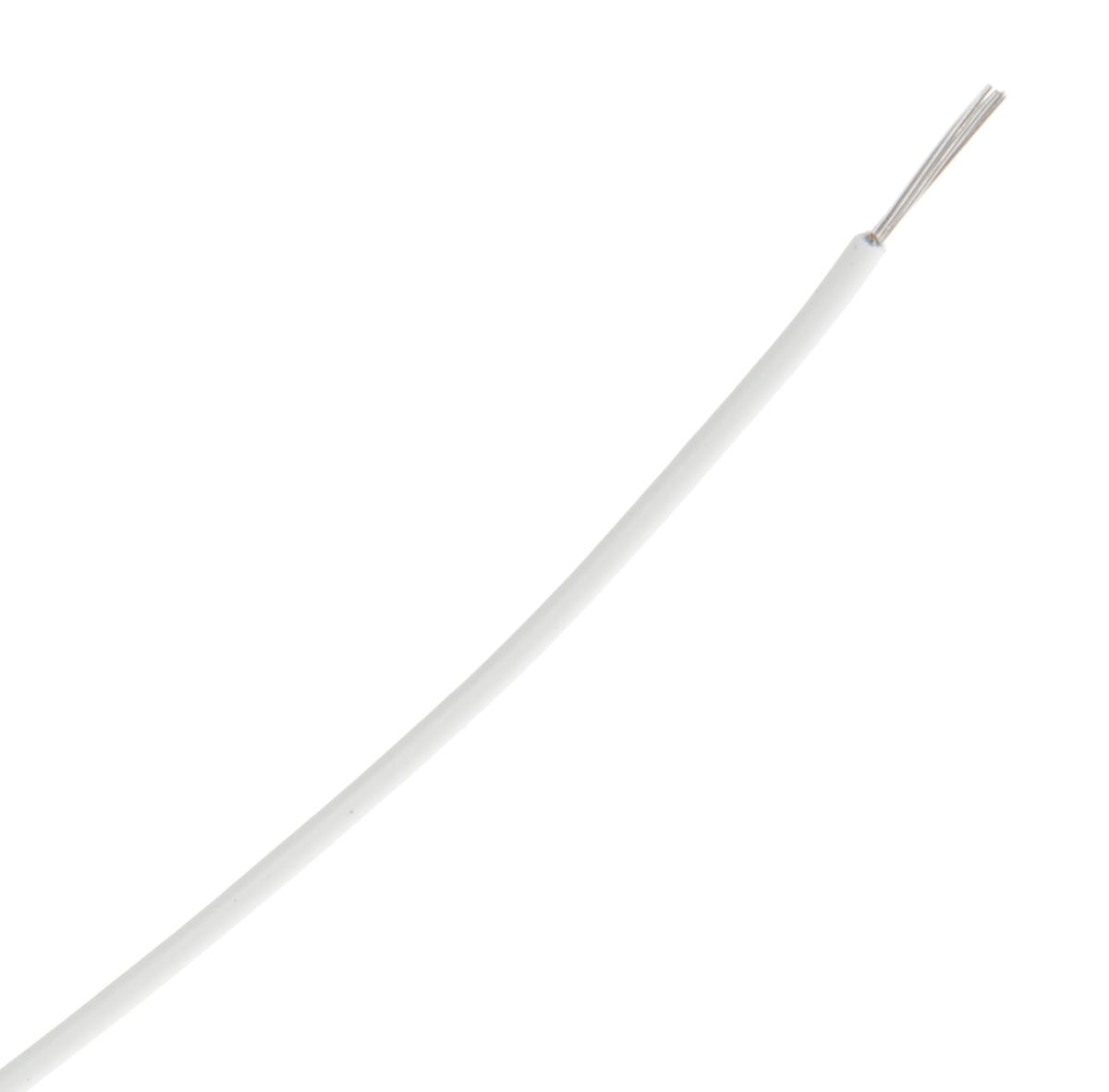 TE Connectivity M22759 Series White 0.5 mm² Hook Up Wire, 20 AWG, 19 / 32 AWG, 100m, ETFE Insulation, M22759/34-20-9