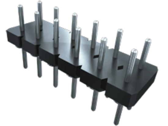 Samtec BDL Series Pin Header, 8 Contact(s), 2.54 mm Pitch, 2 Row, Unshrouded