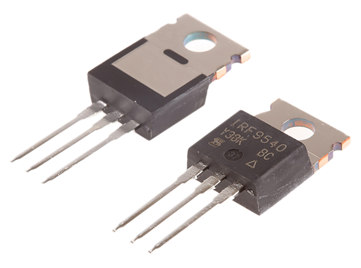 Vishay IRF9540 Type P-Channel MOSFET, 19 A, 100 V Enhancement, 3-Pin TO-220 IRF9540PBF