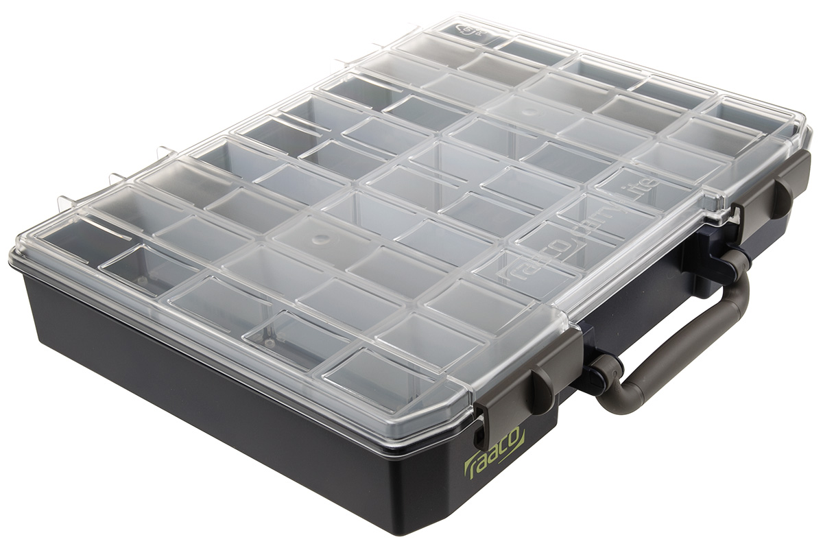 Raaco 15 Cell Blue PC, PP, Adjustable Compartment Box, 415mm x 330mm x 80mm