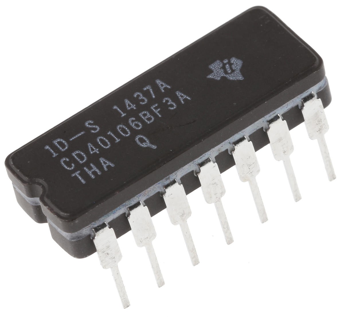 Texas Instruments CD40106BF3A Hex Schmitt Trigger Inverter, 14-Pin CDIP