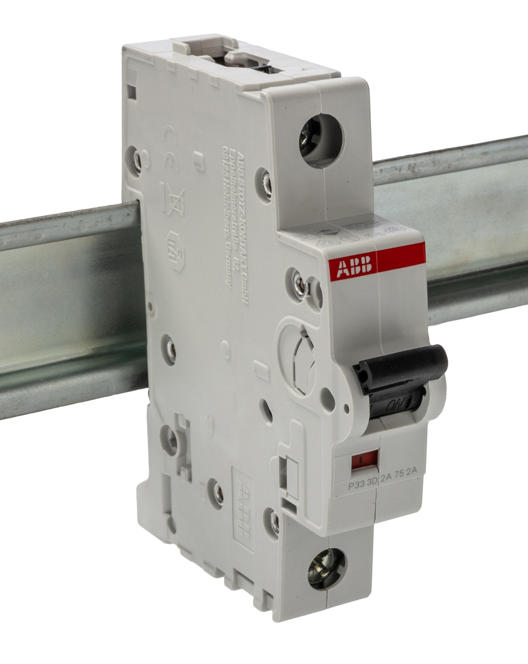 ABB System Pro M Compact S200 MCB, 1P, 8A Curve D, 230V AC, 72V DC, 10 kA Breaking Capacity