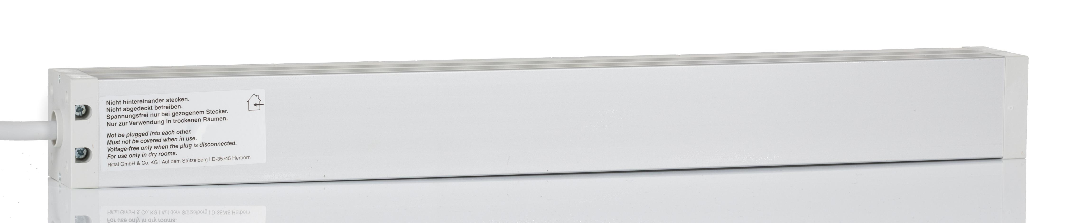 Rittal Type F - German Schuko Power Distribution Unit, 2m Cable, No, 16A, 230 V ac, No
