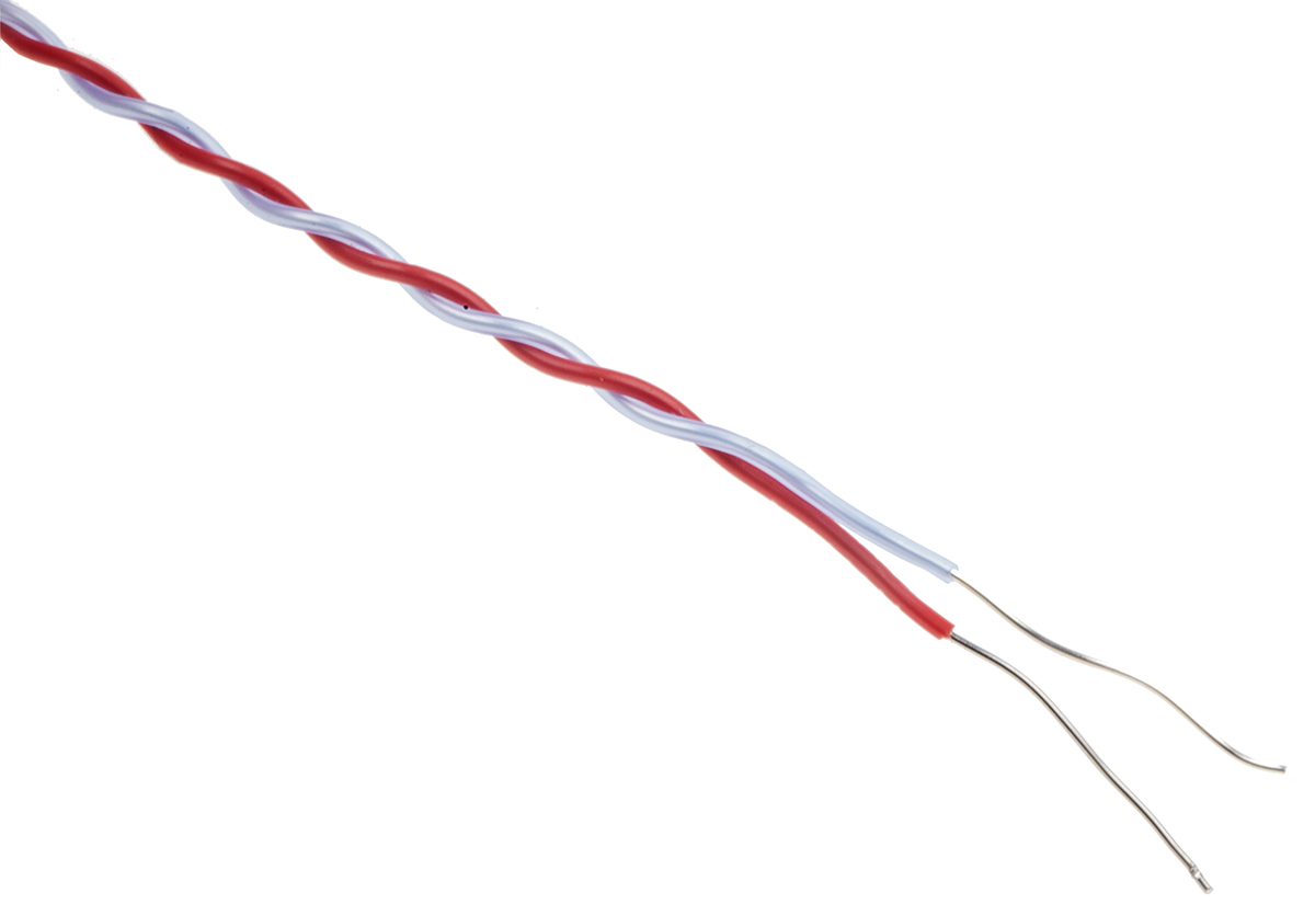 RS PRO Type T Exposed Junction Thermocouple 5m Length, 1/0.3mm Diameter → +250°C