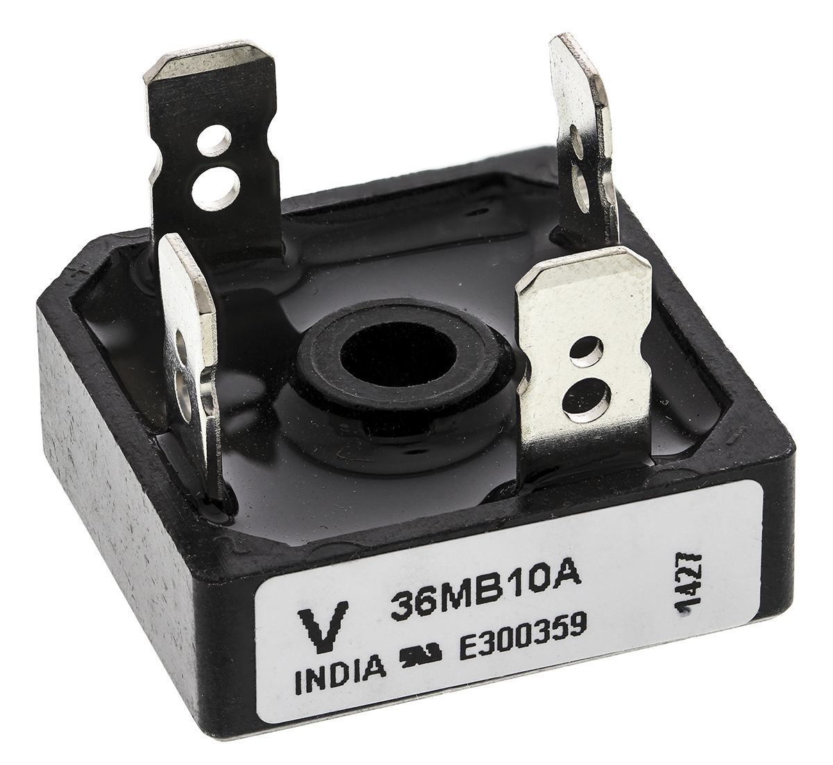 Vishay Bridge Rectifier, 35A, 100V, 4-Pin
