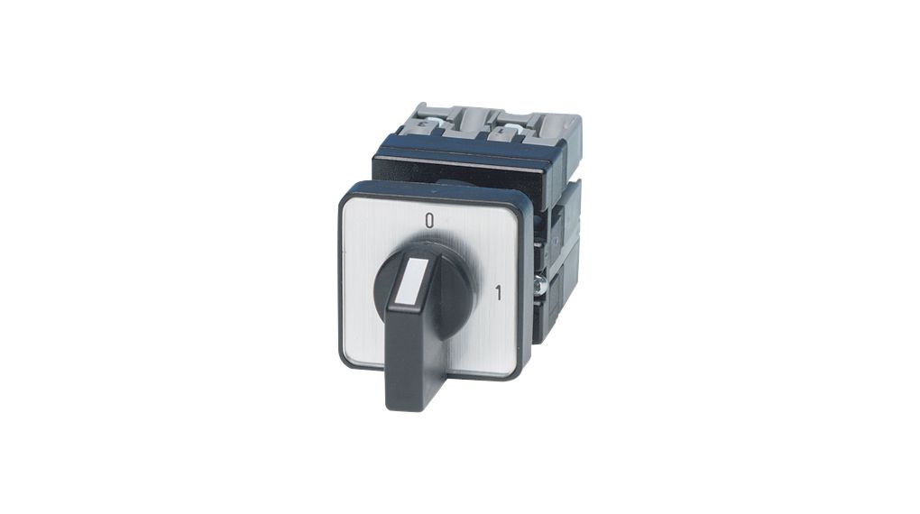 BACO, 2P 2 Position 90° On-Off Cam Switch, 230/24V ac/dc, 10A, Knob Actuator